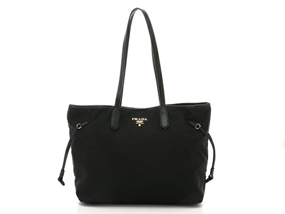 Prada Tote Bag Calfskin Black